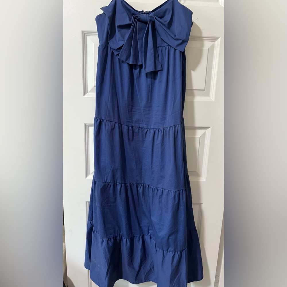 Elegant Navy Midi Dress